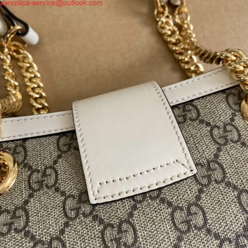 Replica Gucci 498156 Padlock GG Small Shoulder Bag White 2
