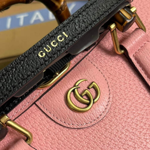 Replica Gucci 735153 Gucci Diana Small Shoulder Bag Pink 4