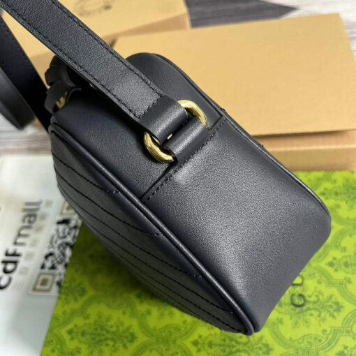 Replica Gucci 742360 Gucci Blondie Small Shoulder Bag Dark blue 2