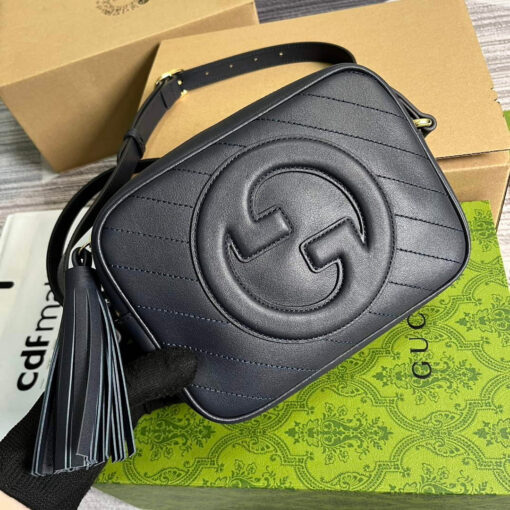 Replica Gucci 742360 Gucci Blondie Small Shoulder Bag Dark blue 3