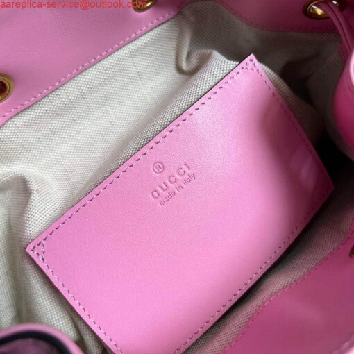 Replica Gucci 702101 Bamboo backpack Pink 8