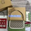 Replica Gucci 735178 Gucci Horsebit 1955 small shoulder bag Navy blue 10