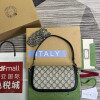 Replica Gucci 735178 Gucci Horsebit 1955 shoulder bag Brown white 9