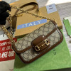 Replica Gucci 735178 Gucci Horsebit 1955 small shoulder bag Oatmeal 10