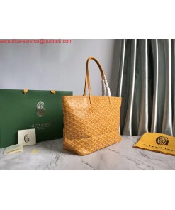 Replica Goyard MMLTY01CL03P Artois MM Bag Yellow 2