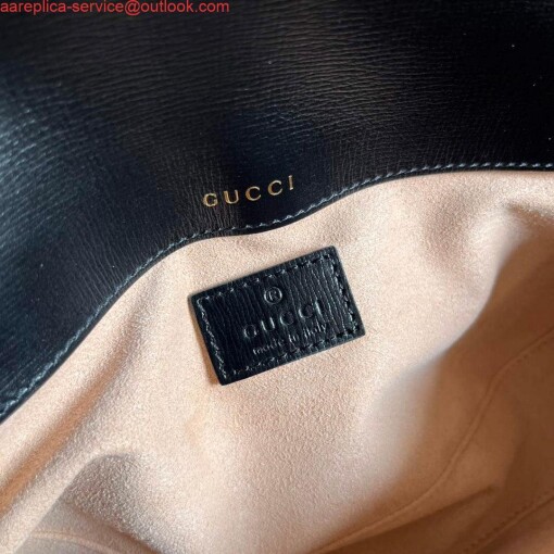 Replica Gucci 735178 Gucci Horsebit 1955 small shoulder bag Black 8