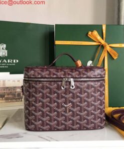 Replica Goyard MUSEVAPMLTY01CL03P Muse Vanity Case PM Bag Wine Red