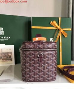 Replica Goyard MUSEVAPMLTY01CL03P Muse Vanity Case PM Bag Wine Red 2