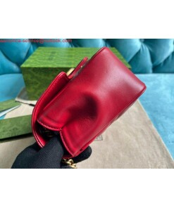 Replica Gucci 739682 GG Marmont Matelassé mini tote bag Red 2