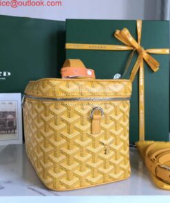 Replica Goyard MUSEVAPMLTY01CL03P Muse Vanity Case PM Bag Yellow