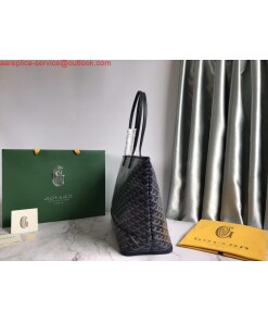 Replica Goyard MMLTY01CL03P Artois MM Bag Navy Blue 2