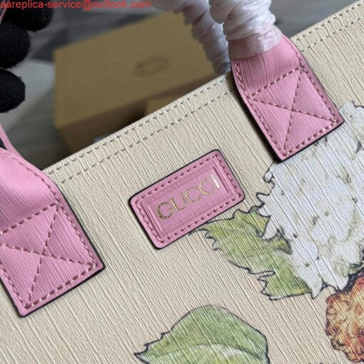 Replica Gucci 550763 Children's Fairy Print Large Tote Bag Pink 4