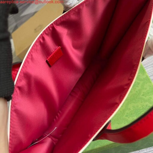 Replica Gucci 550763 Children's Fairy Print Large Tote Bag Red 7
