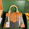Replica Goyard 2MMLTY01CL01P Belvedere MM Bag GY020183 Brown with Black 11