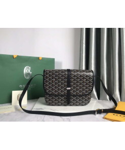 Replica Goyard 2MMLTY01CL01P Belvedere MM Bag GY020183 Brown with Black