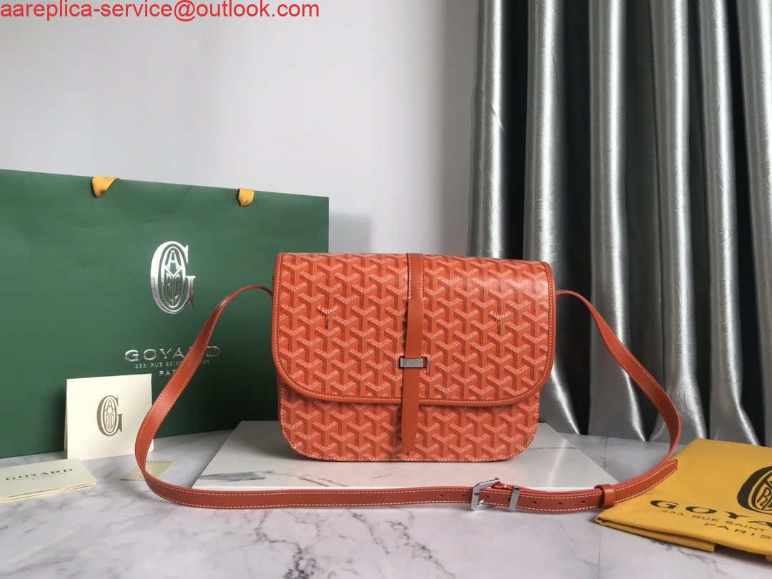 Replica Goyard 2MMLTY01CL01P Belvedere MM Bag GY020183 Orange Replica Goyard 2MMLTY01CL01P Belvedere MM Bag GY020183 Orange