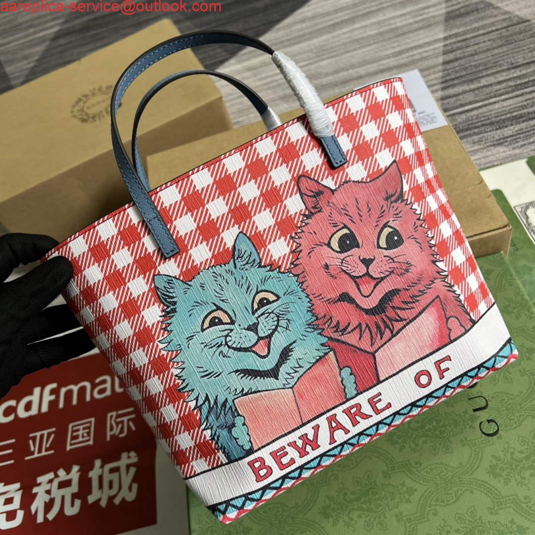 Replica Gucci 410812 Children's Kitten Print Mini Shopping Bag 3 Replica Gucci 410812 Children's Kitten Print Mini Shopping Bag 3