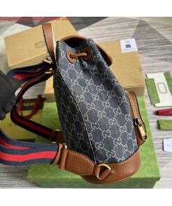 Replica Gucci 674147 Backpack with Interlocking G Blue 2
