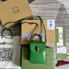 Replica Gucci 702106 Bamboo Mini Handbag Green