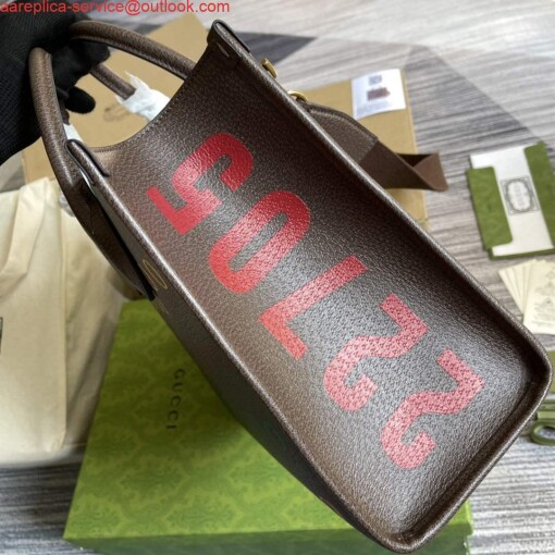 Replica Gucci 680956 Exquisite Gucci Small Tote Bag Brown 4