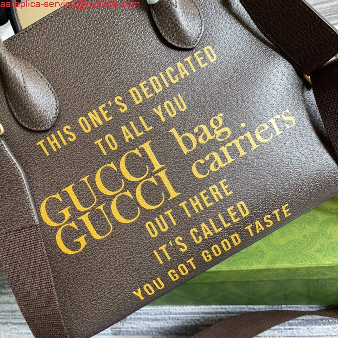 Replica Gucci 680956 Exquisite Gucci Small Tote Bag Brown 5 Replica Gucci 680956 Exquisite Gucci Small Tote Bag Brown 5