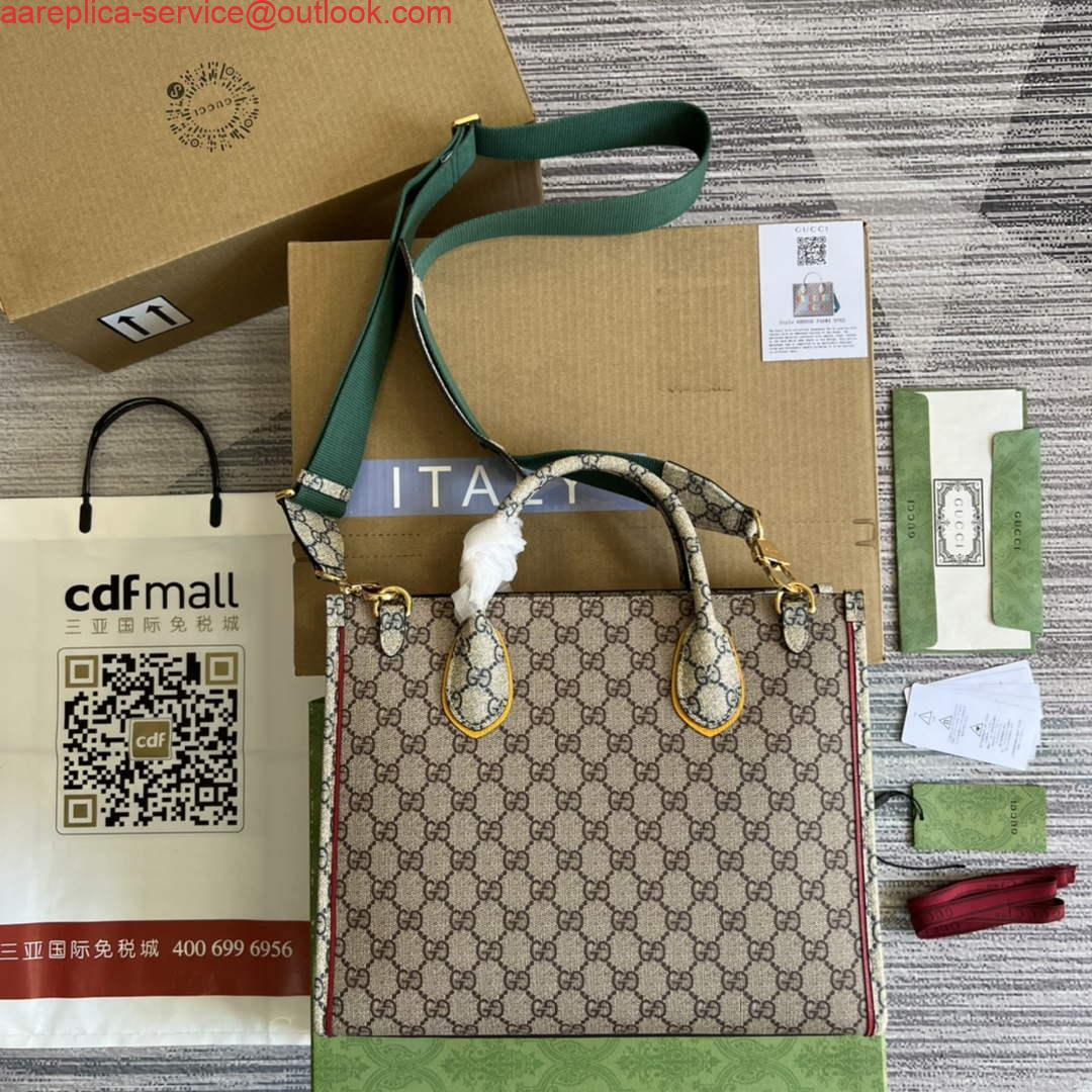 Replica Gucci 680956 Exquisite Gucci Small Tote Bag Beige Replica Gucci 680956 Exquisite Gucci Small Tote Bag Beige