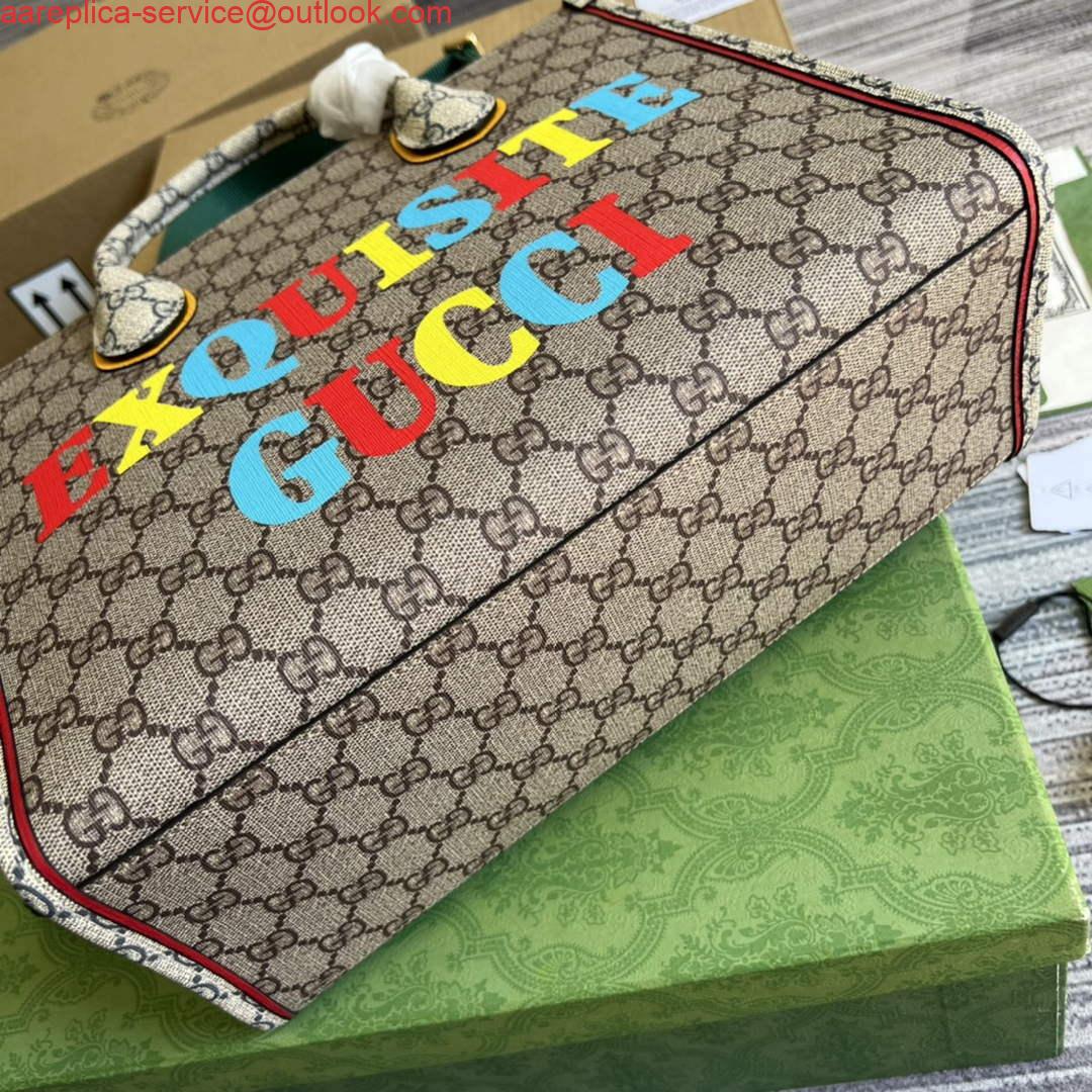 Replica Gucci 680956 Exquisite Gucci Small Tote Bag Beige 5 Replica Gucci 680956 Exquisite Gucci Small Tote Bag Beige 5