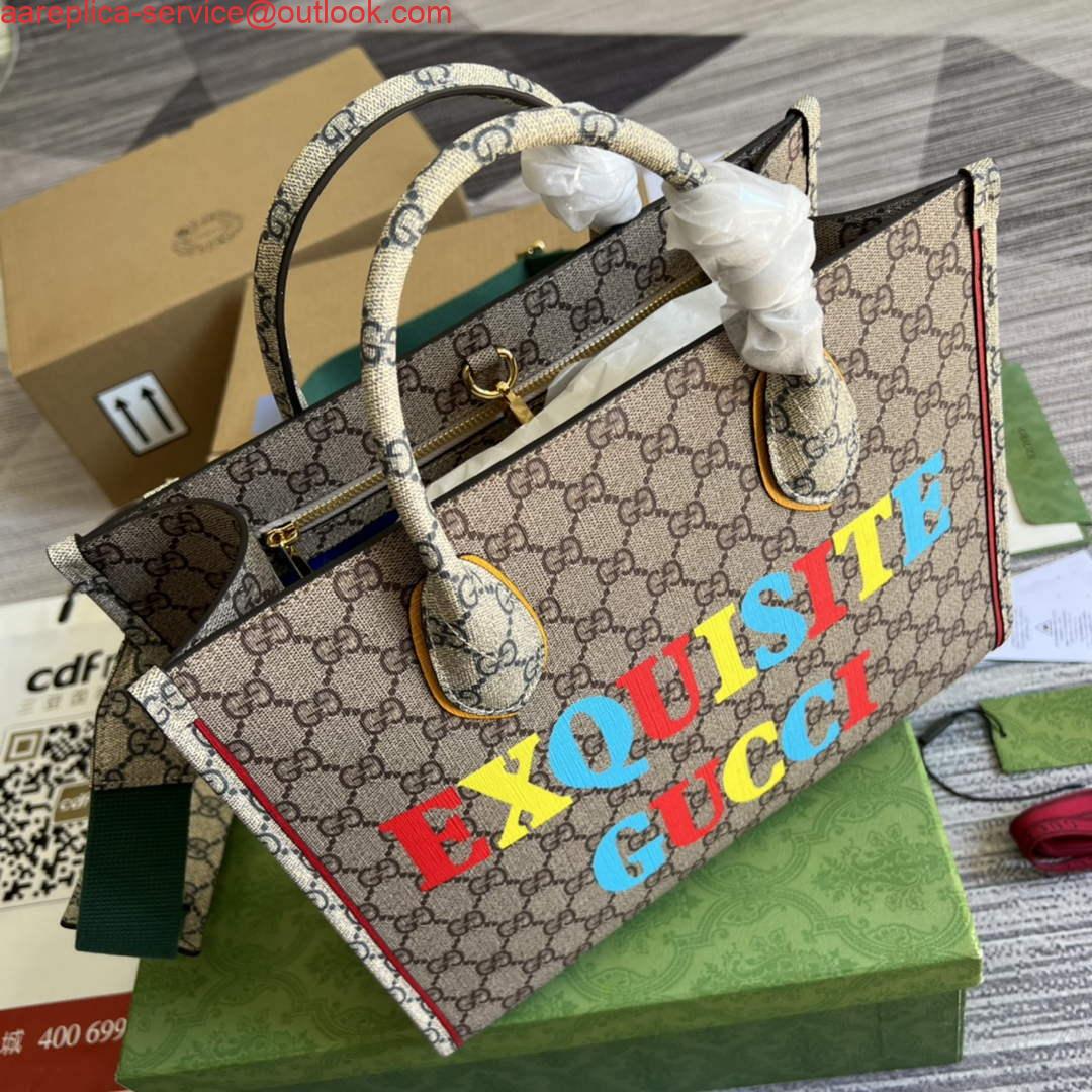 Replica Gucci 680956 Exquisite Gucci Small Tote Bag Beige 7 Replica Gucci 680956 Exquisite Gucci Small Tote Bag Beige 7