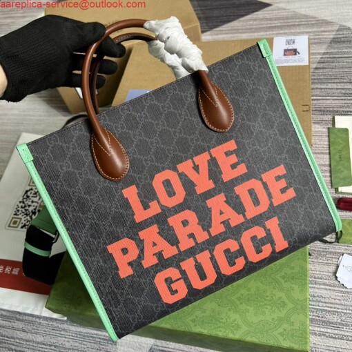Replica Gucci 680956 Exquisite Gucci Small Tote Bag Green 3