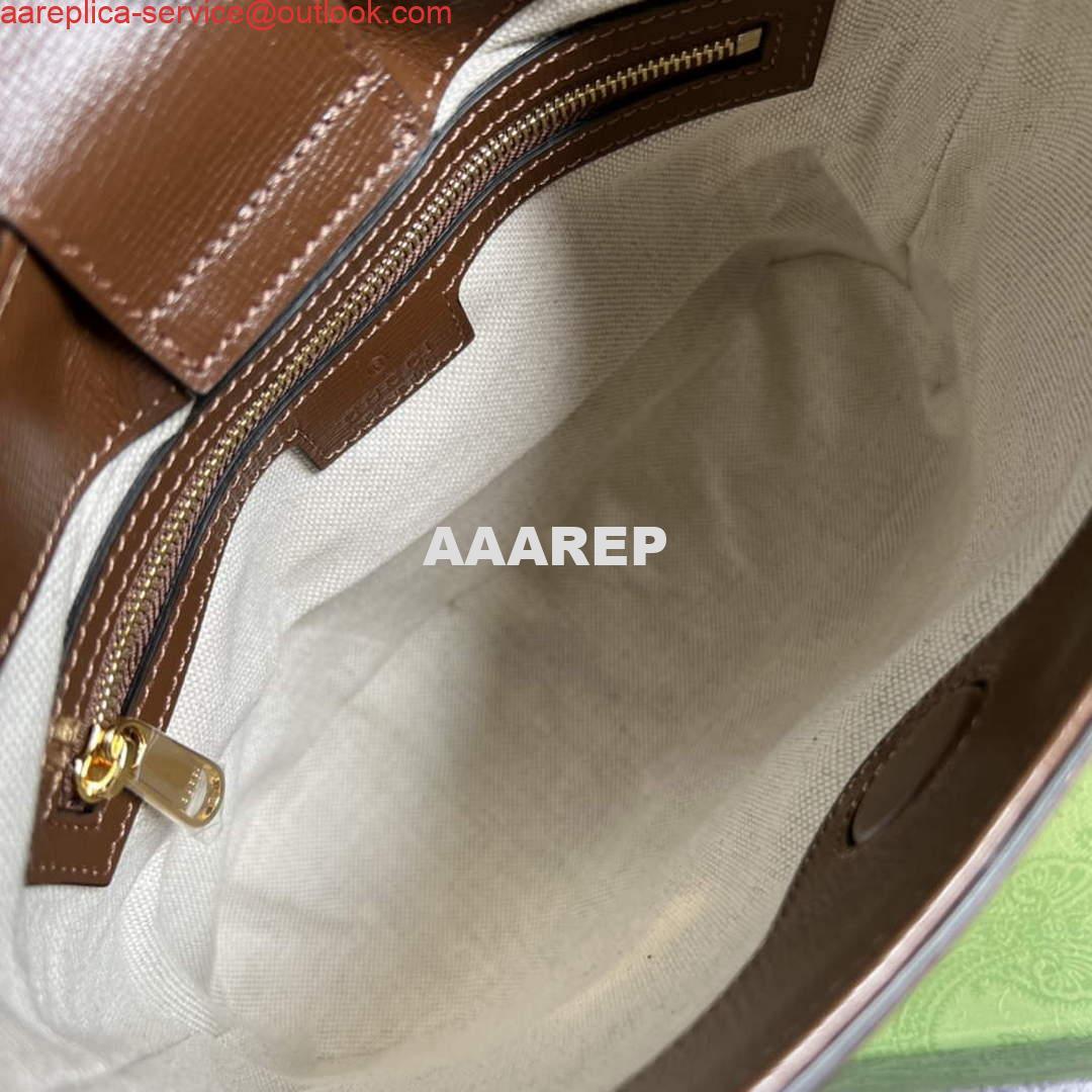 Replica Gucci 696011 Large shoulder bag with Interlocking G Brown 7 Replica Gucci 696011 Large shoulder bag with Interlocking G Brown 7
