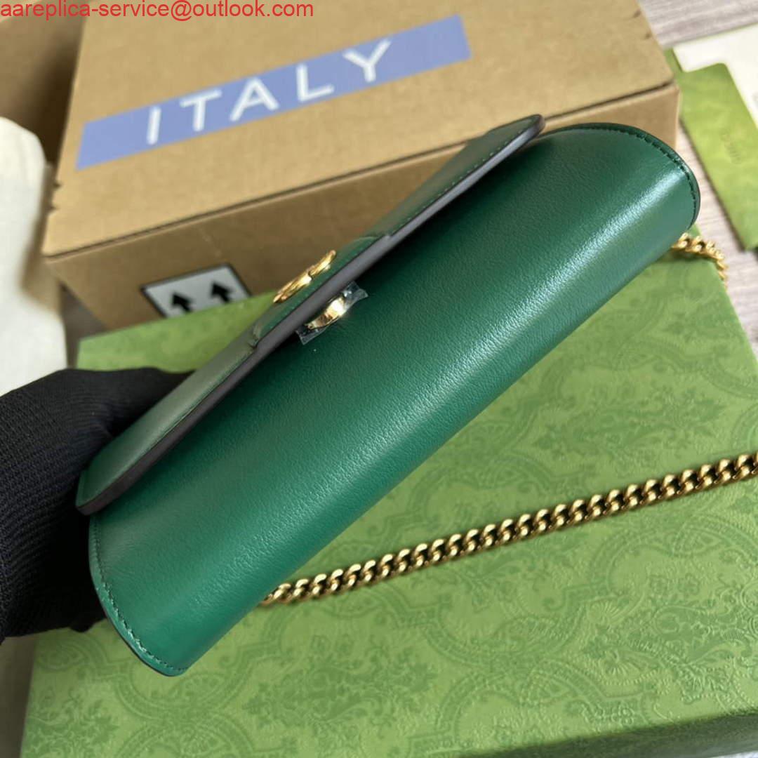 Replica Gucci 675795 Gucci Diana mini shoulder bag Green 6 Replica Gucci 675795 Gucci Diana mini shoulder bag Green 6