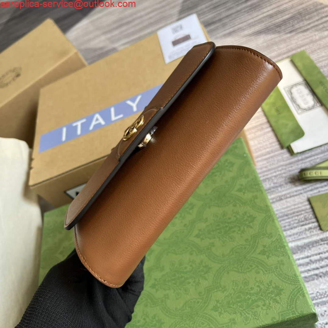 Replica Gucci 675795 Gucci Diana mini shoulder bag Brown 4 Replica Gucci 675795 Gucci Diana mini shoulder bag Brown 4