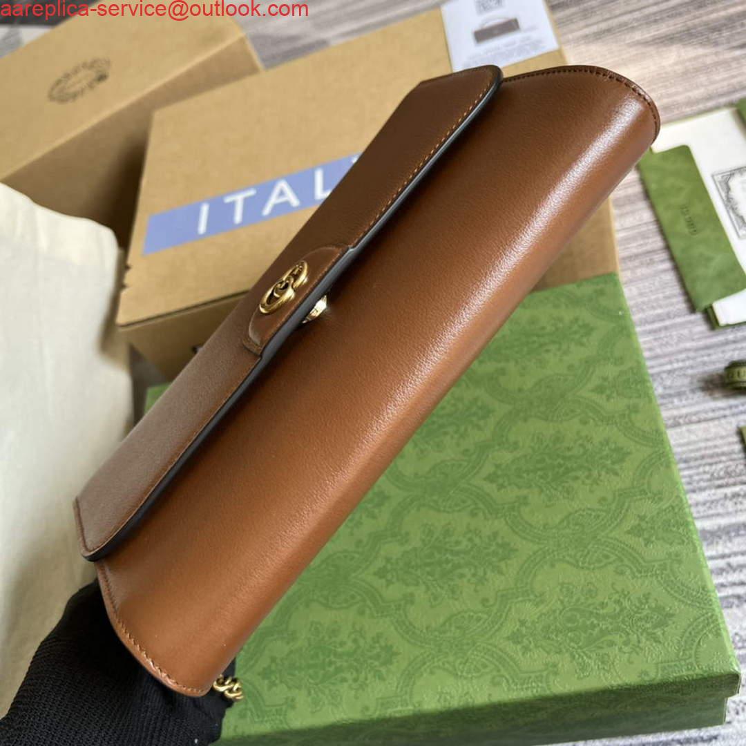 Replica Gucci 675794 Gucci Diana Small Shoulder Bag Brown 4 Replica Gucci 675794 Gucci Diana Small Shoulder Bag Brown 4