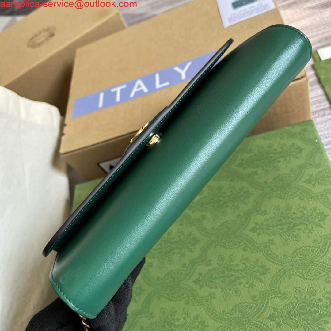 Replica Gucci 675794 Gucci Diana Small Shoulder Bag Green 4 Replica Gucci 675794 Gucci Diana Small Shoulder Bag Green 4