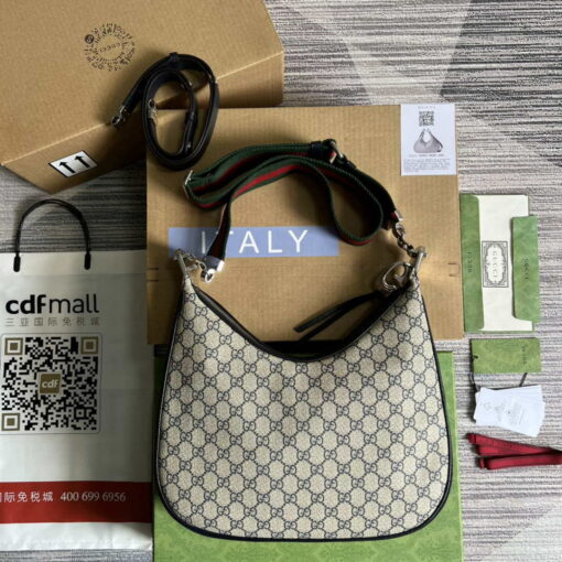 Replica Gucci 702823 Gucci Attache large shoulder bag Beige and blue
