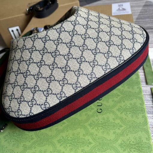 Replica Gucci 702823 Gucci Attache large shoulder bag Beige and blue 4