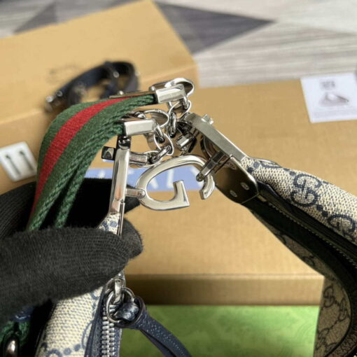Replica Gucci 702823 Gucci Attache large shoulder bag Beige and blue 6