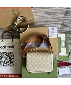 Replica Gucci 658574 Gucci Horsebit 1955 Mini Bag beige leather