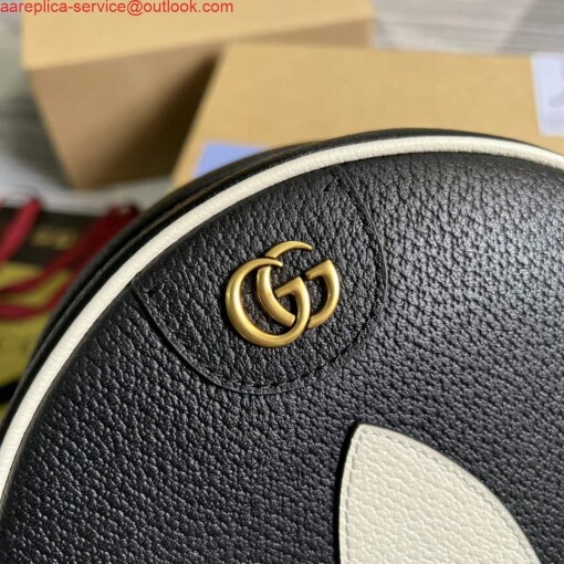 Replica Adidas x Gucci Ophidia shoulder bag 702626 Black leather 4