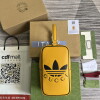 Replica Adidas x Gucci mini top handle bag 702387 Red leather 10