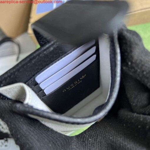 Replica Adidas x Gucci phone case 702203 Off-white and black leather 8