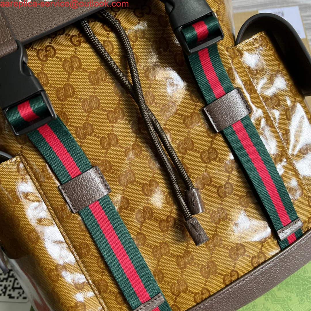 Replica Adidas x Gucci backpack 495563 Beige and brown 5 Replica Adidas x Gucci backpack 495563 Beige and brown 5