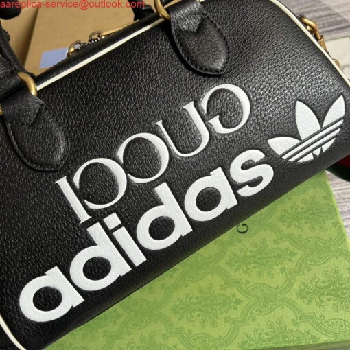 Replica Adidas x Gucci 702397 mini duffle bag black 5