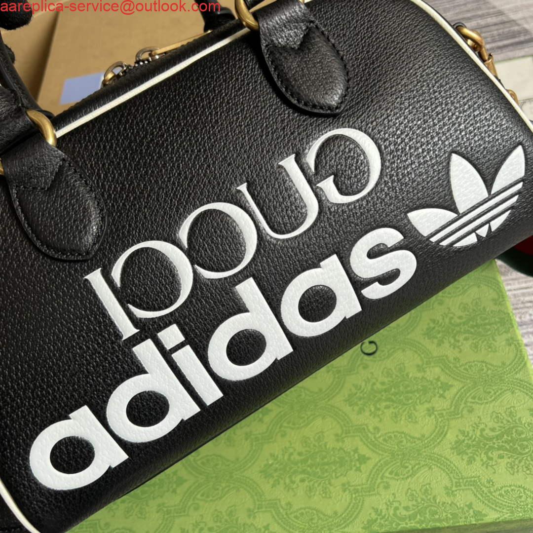 Replica Adidas x Gucci 702397 mini duffle bag black 5 Replica Adidas x Gucci 702397 mini duffle bag black 5