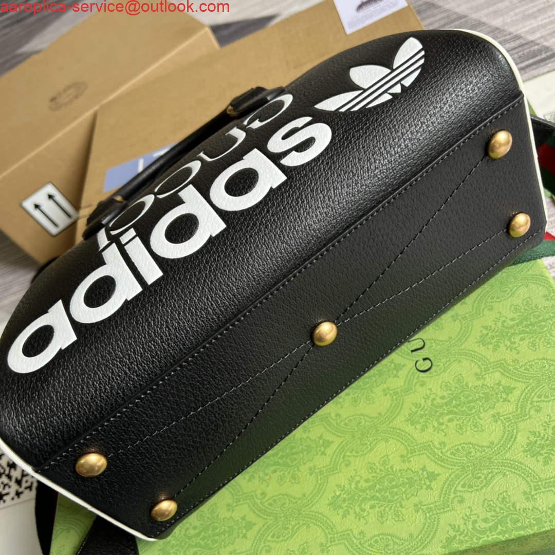 Replica Adidas x Gucci 702397 mini duffle bag black 6 Replica Adidas x Gucci 702397 mini duffle bag black 6