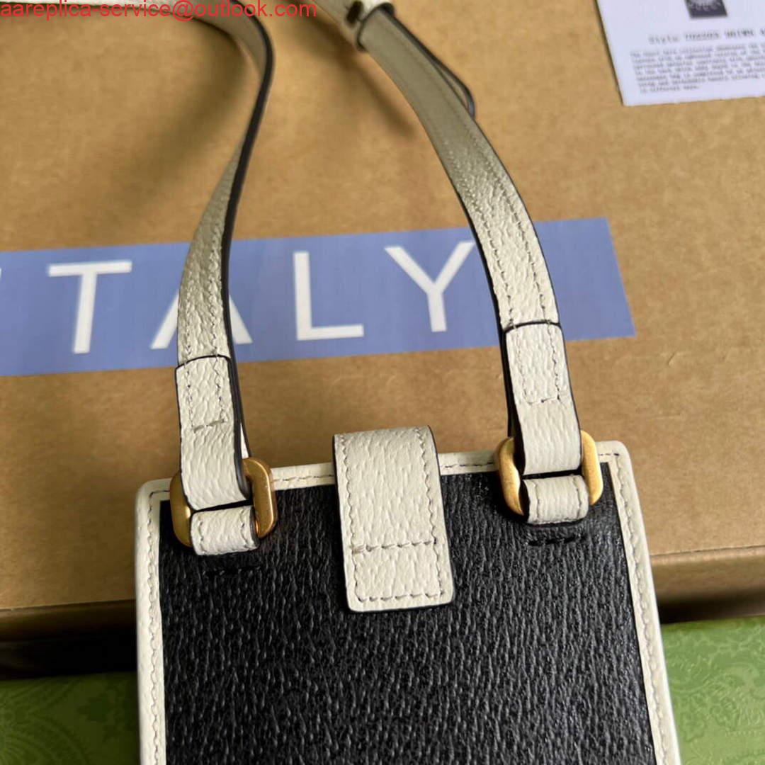 Replica Gucci 702203 Adidas x Gucci phone case Black 2 Replica Gucci 702203 Adidas x Gucci phone case Black 2