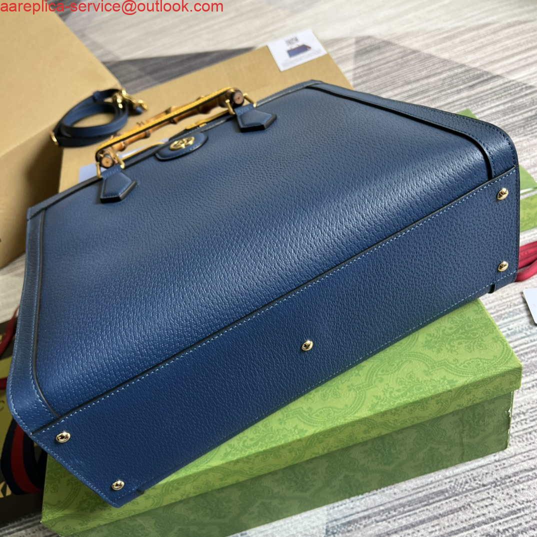 Replica Gucci 678842 Diana medium tote bag Blue 5 Replica Gucci 678842 Diana medium tote bag Blue 5