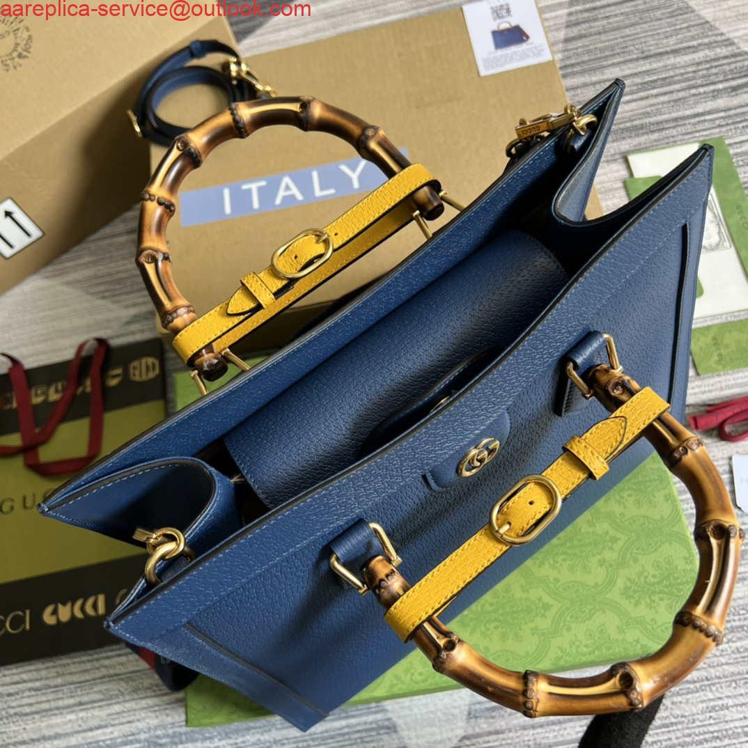 Replica Gucci 678842 Diana medium tote bag Blue 6 Replica Gucci 678842 Diana medium tote bag Blue 6