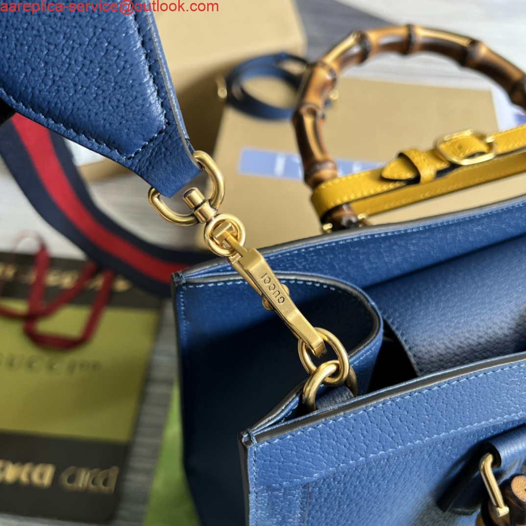 Replica Gucci 678842 Diana medium tote bag Blue 7 Replica Gucci 678842 Diana medium tote bag Blue 7