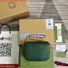 Replica Gucci Horsebit 1955 lizard mini bag 675801 green leather